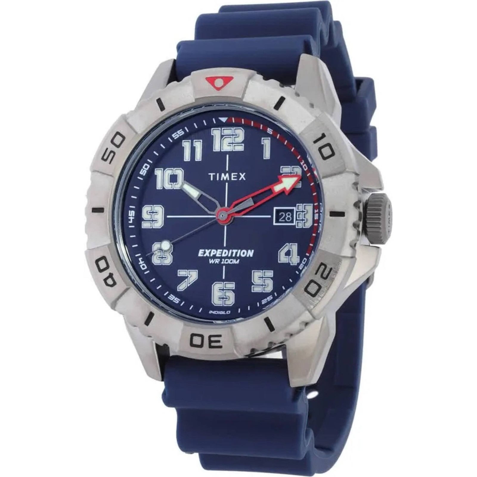 Timex Men’s Watch Expedition North Ridge Blue Dial Silicone Strap TW2V40800JR