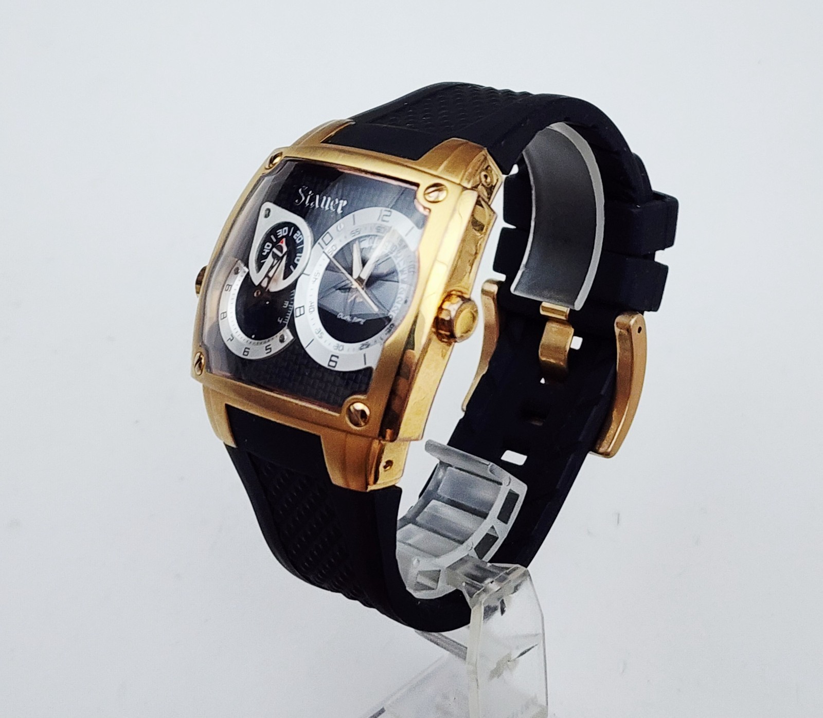 Men’s TRAVELER Watch STAUER 22005. Dual Time