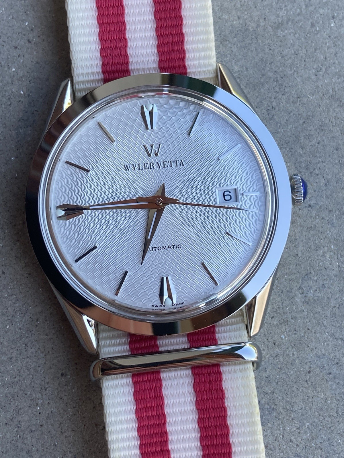 Wyler Vetta NOS Eta 2824-2 Watch Uhr Montre Watch New Heritage