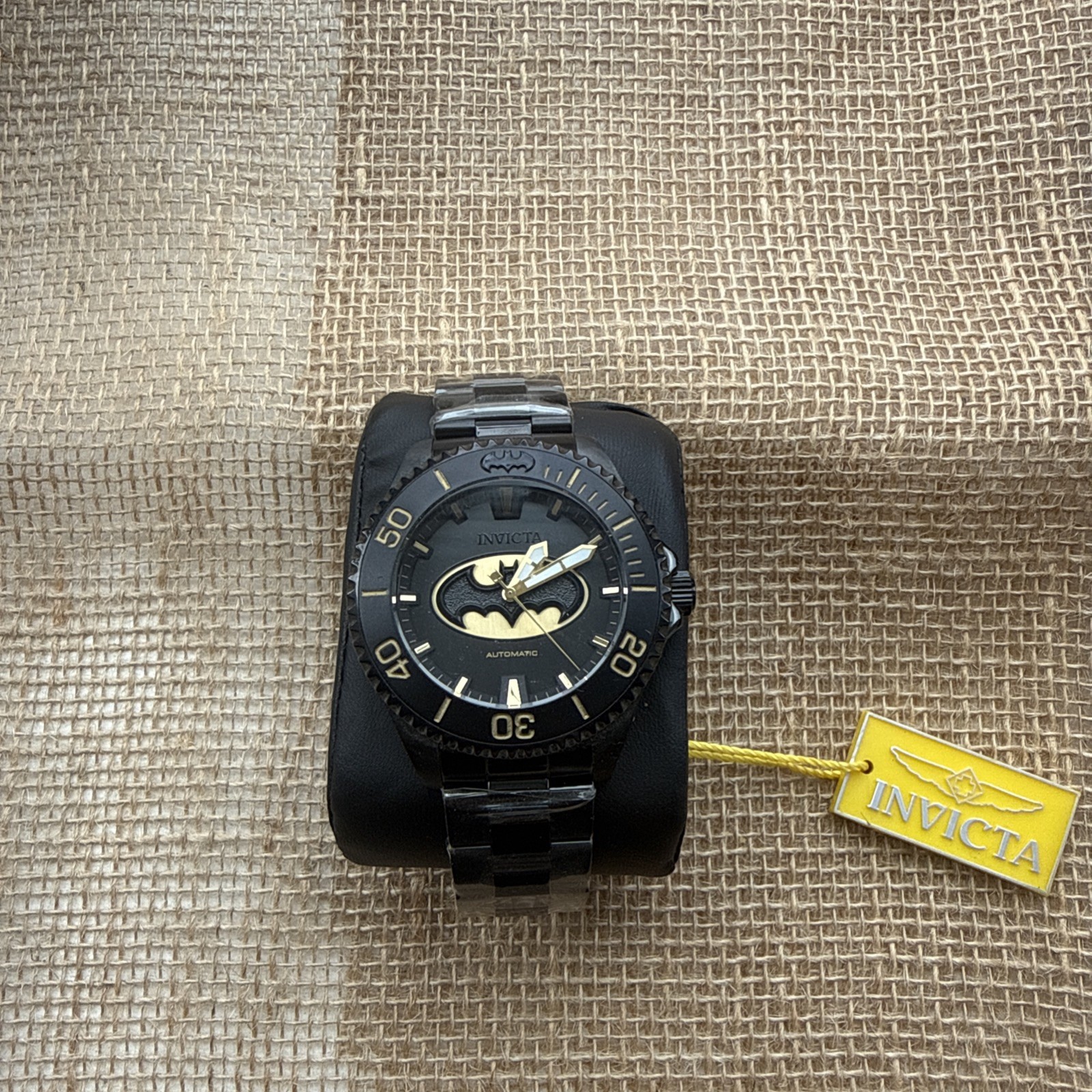 Invicta Batman Limited Edition Automatic Diver Watch 200m Black/Yellow Box