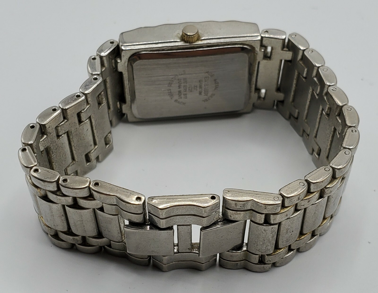 Embassy Diamond Quartz Gem070M 367 PC21 Japan Movt Stainless Steel Back Watch