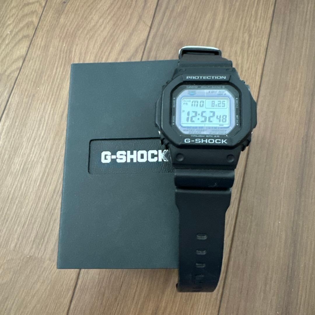 CASIO G-SHOCK GW-M5610U-1CJF Blue Tough Solar Radio Men Watch Used w/Box