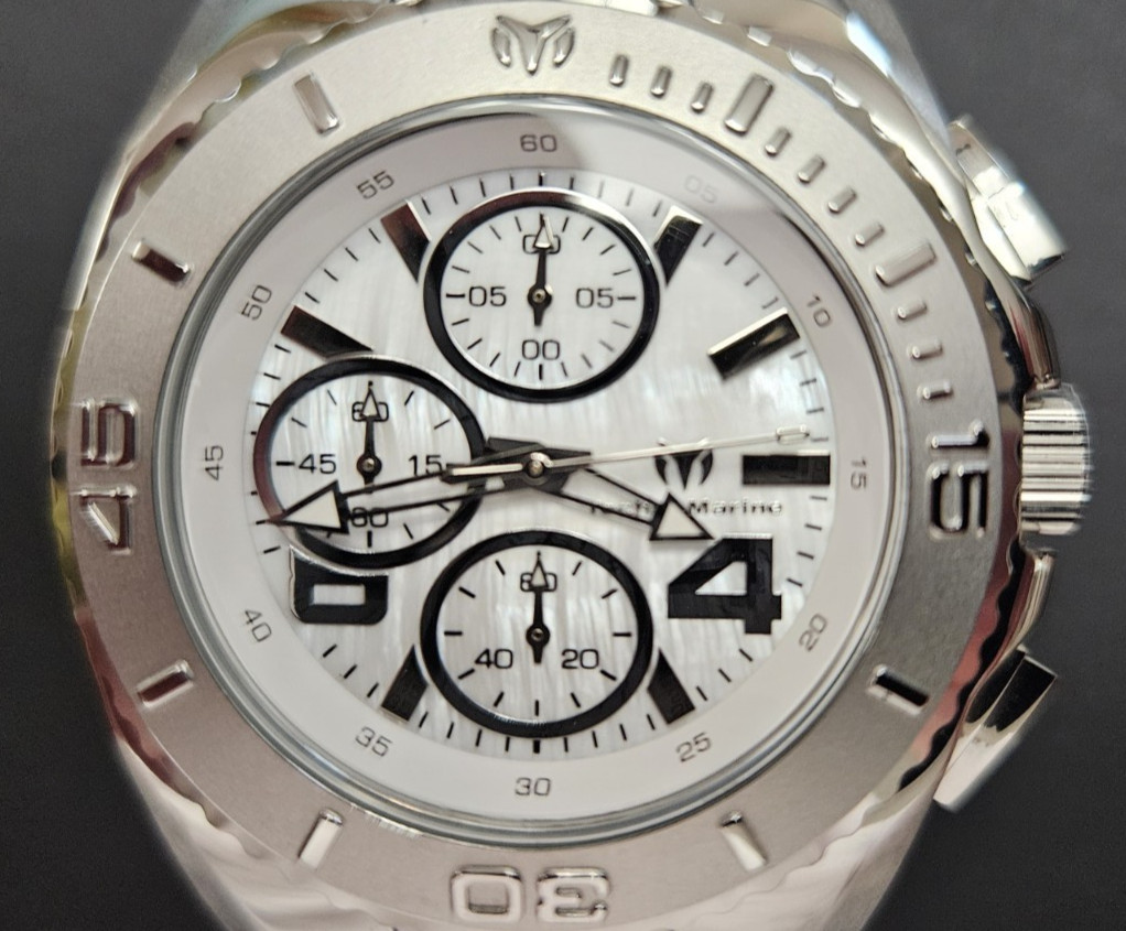 TechnoMarine Cruise Men’s Quartz Watch w/ Mother of Pearl Dial TM-124028 NIB