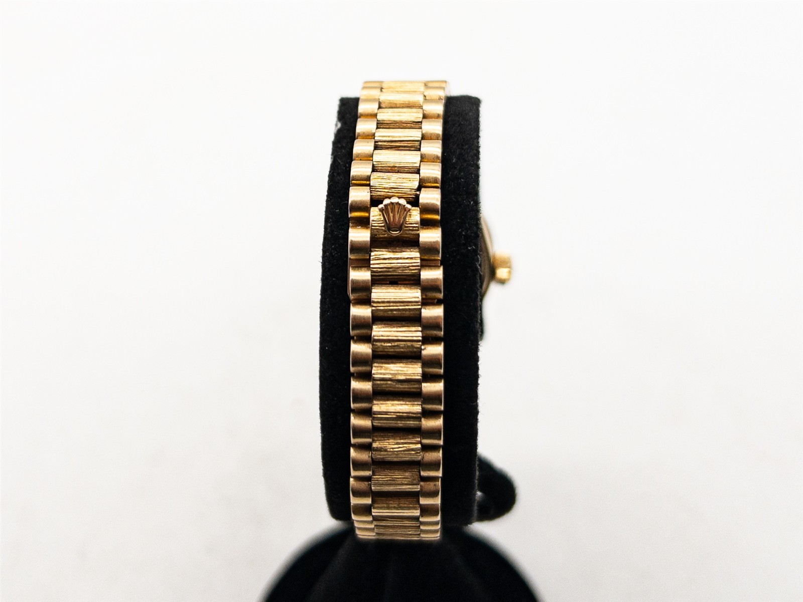 $30,000 2ct VS Diamond 18k Yellow Gold BARK Ladies ROLEX DATEJUST PRESIDENT WTY