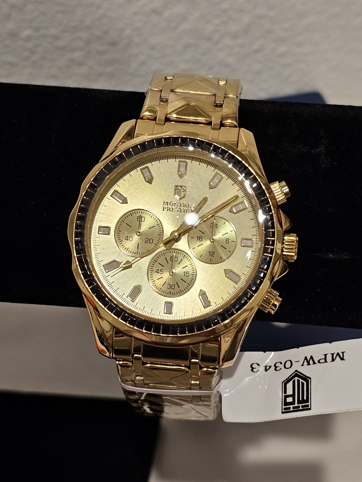 Montres Prestige X InvictaMen’s Watch – 44.5mm, Gold (MPW-0343)chronograph
