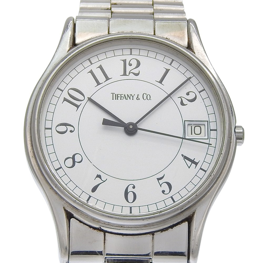 TIFFANY&Co. Classic Watches WhiteDial Stainless Steel Quartz Analog displa…