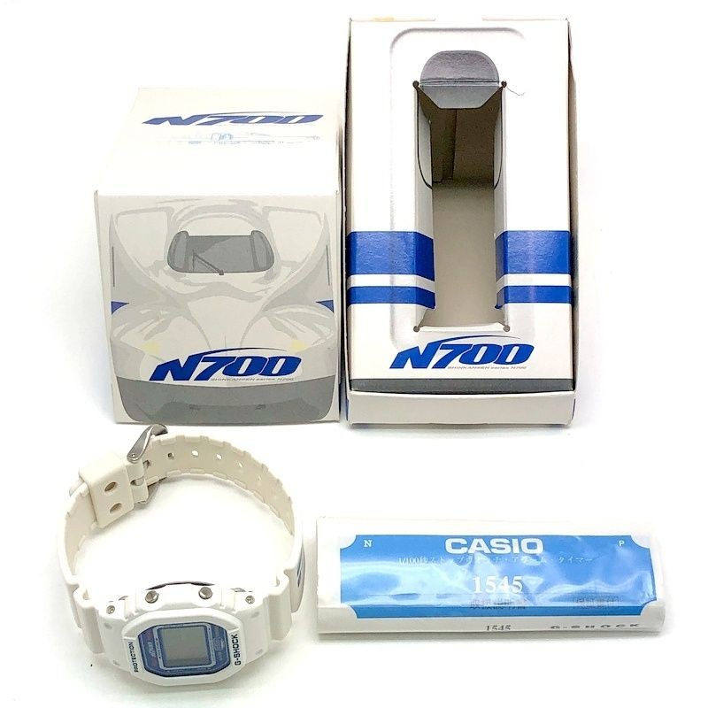 G SHOCK DW 5600VTN700 1T Shinkansen Nozomi N700 Series Collaboration Model White