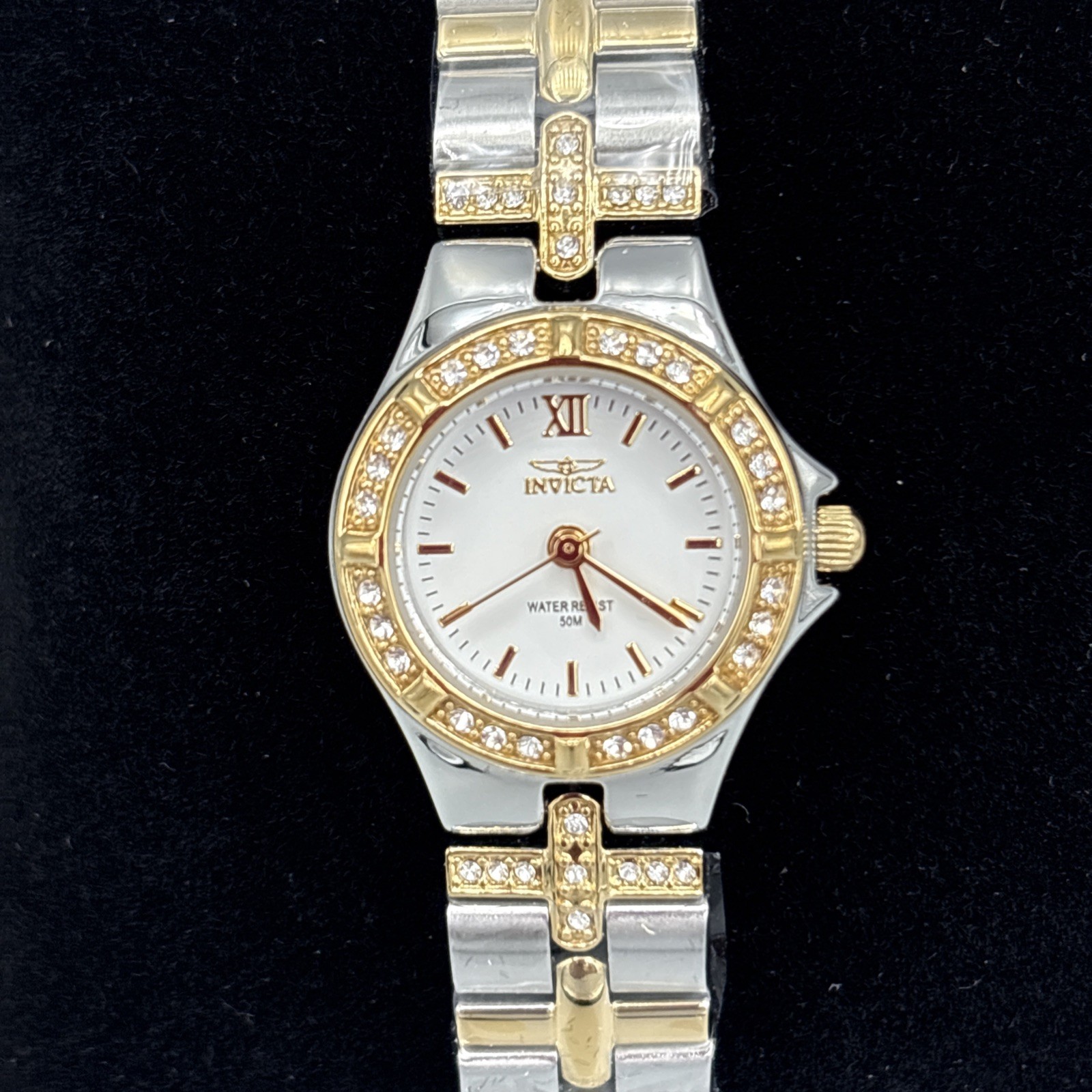 Invicta Wildflower Ferryn 0133 Women’s Watch 21.5mm Swiss Ronda Two Tone New