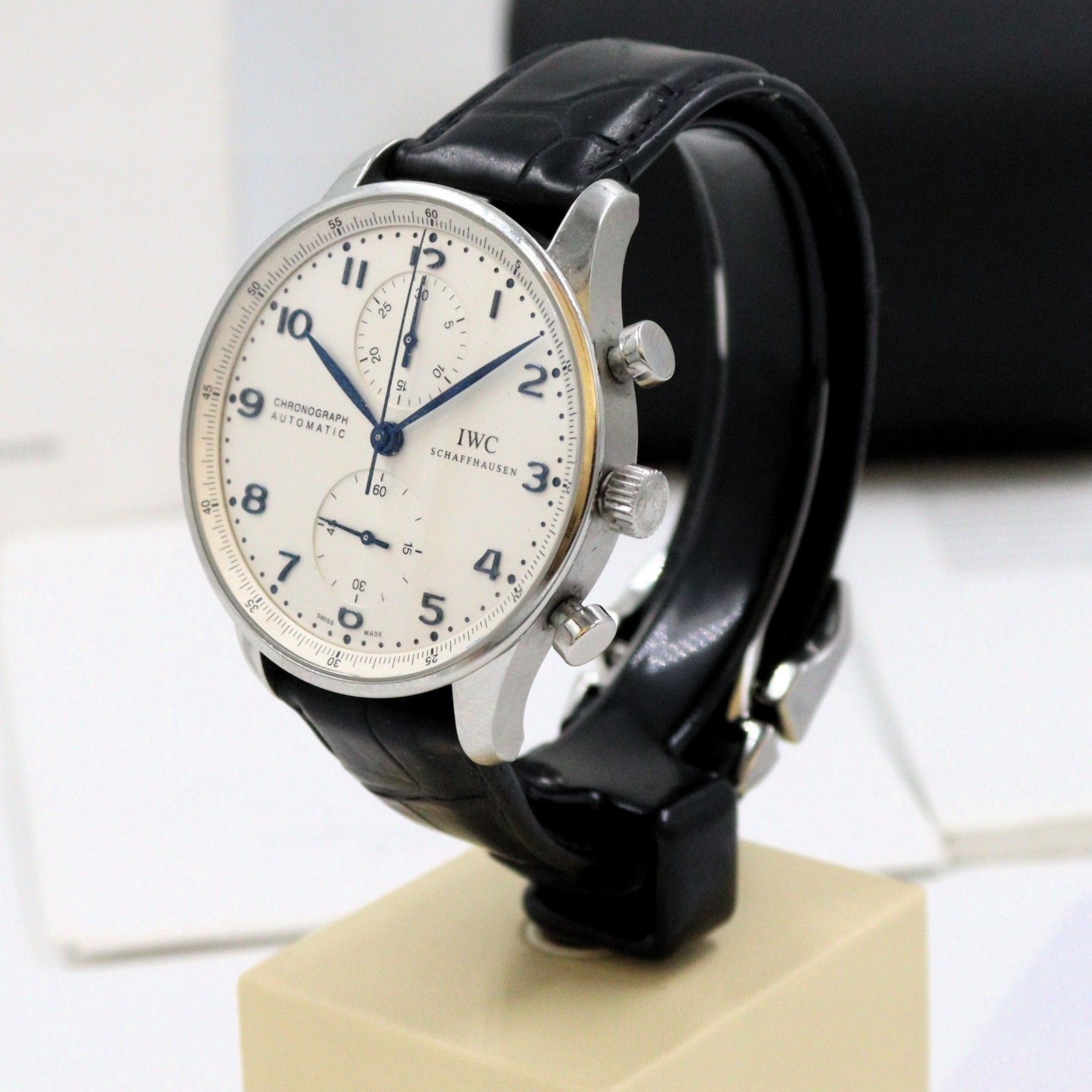 IWC Schaffhausen Portugieser 41mm chronograph IW371446 with papers + warranty