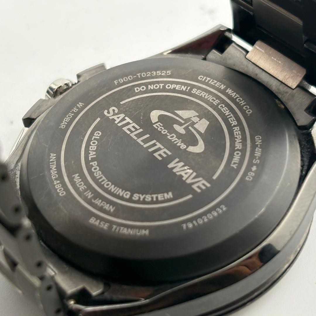 CITIZNE ATTESA CC9075-52E F900-T023525 Satellite Wave Solar Watch w/Box Used