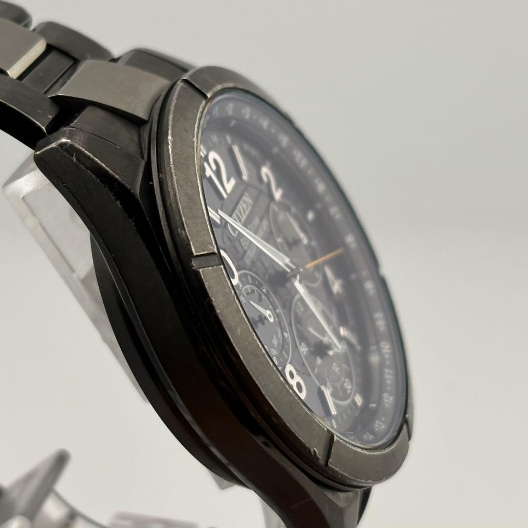 CITIZNE ATTESA CC9075-52E F900-T023525 Satellite Wave Solar Watch w/Box Used